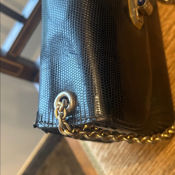 Collectable Vintage Lizard Skin Gucci Shoulder Bag - Picture 15 of 16